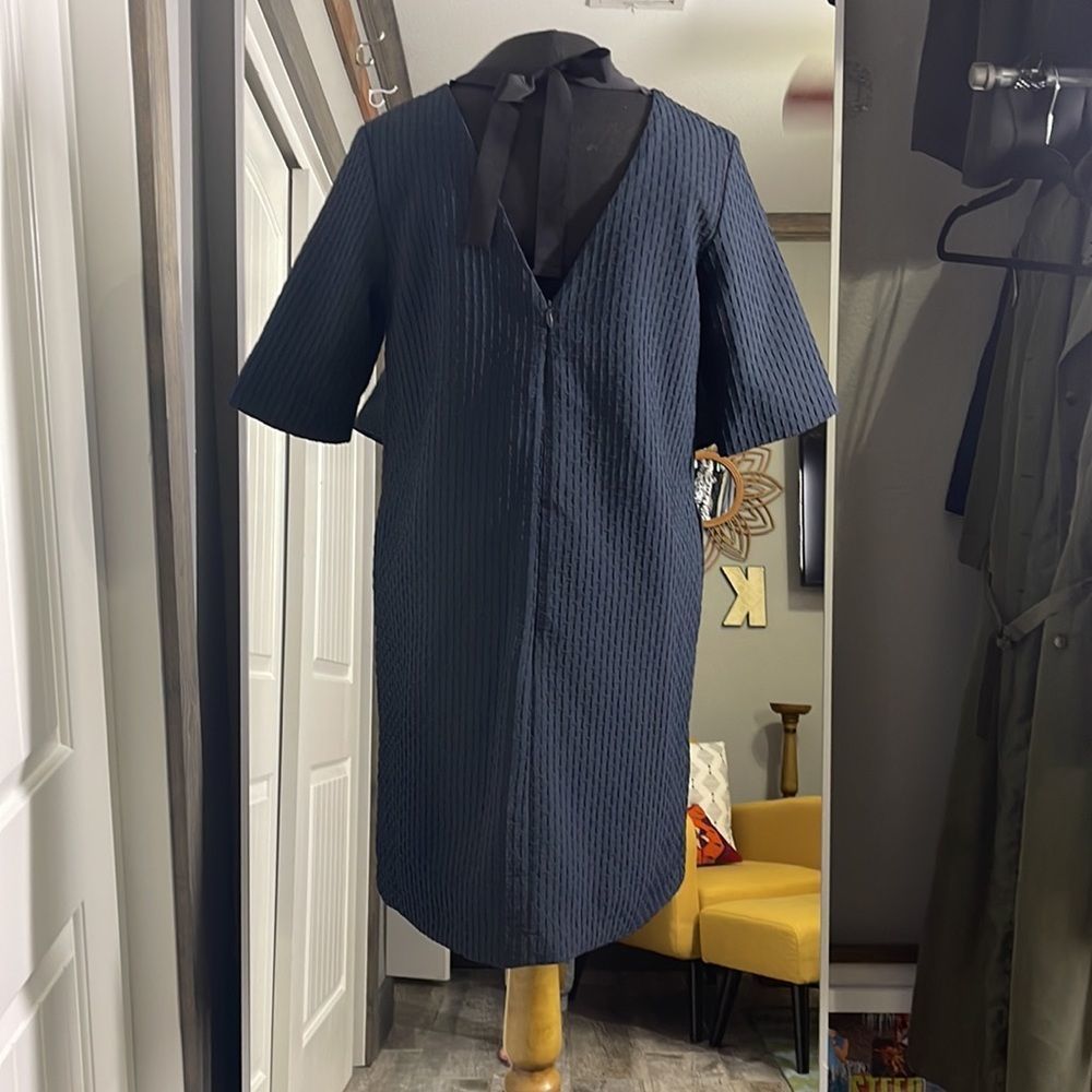 FRNCH Adorable navy blue dress Size: Small - Picture 4 of 10